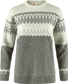 Fjällräven Övik Path Strickpullover grey/chalk white (Damen)
