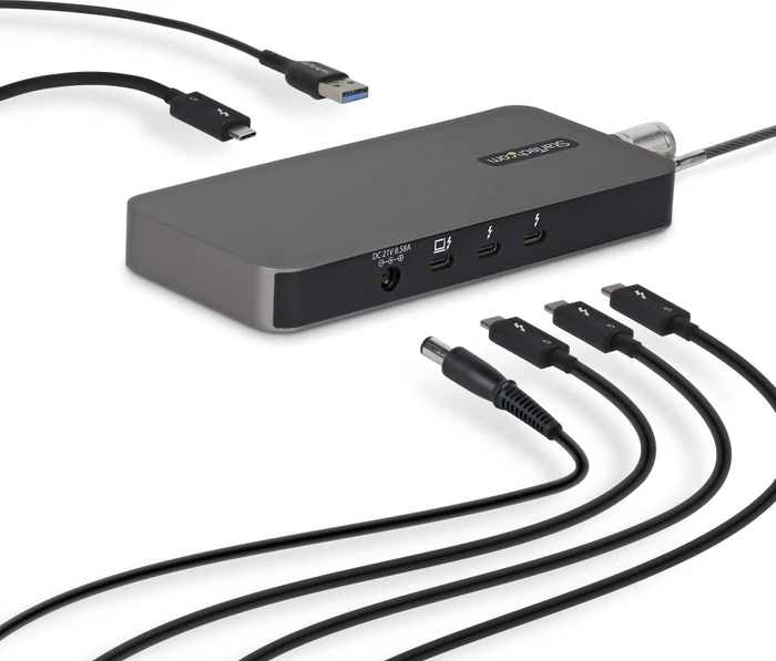 StarTech Thunderbolt 5 Hub, Thunderbolt Share KVM, 8K Multi-Display, 140W PD, Thunderbolt 5 [Buchse]