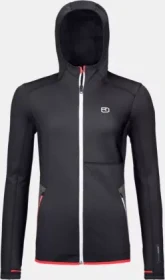 Ortovox Fleece Hoody Funktionsjacke black raven (Damen)