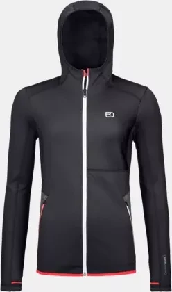 Ortovox Fleece Hoody Funktionsjacke black raven (Damen)