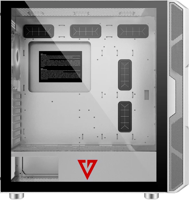 Modecom Volcano Amirani White, Glasfenster