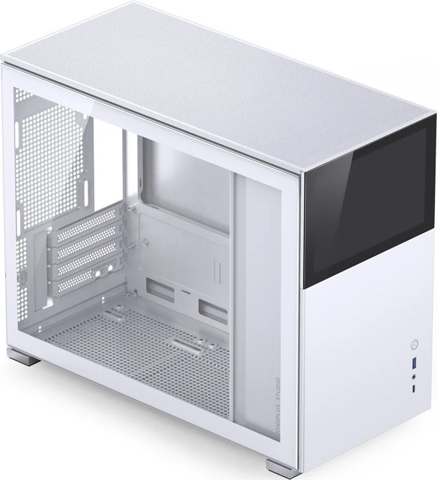 Jonsbo D31 Screen White, weiß, Glasfenster