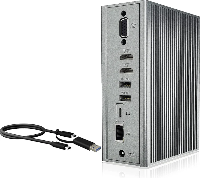 RaidSonic Icy Box IB-DK2262AC Multiport-Adapter, USB-C 3.0 [Buchse]
