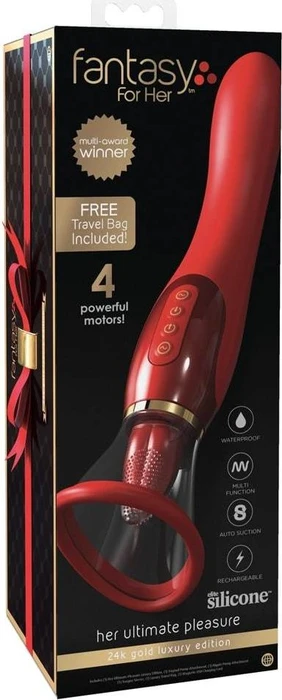 Pipedream Fantasy For Her Ultimate Pleasure 24k Gold Luxury Edition