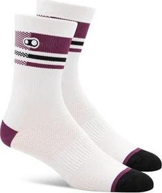 CrankBrothers Icon MTB Fahrradsocken weiß/violett