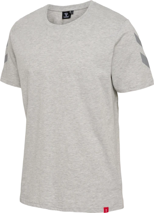 hummel Legacy Chevron T-Shirt kurzarm grey melange