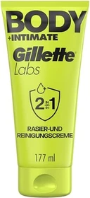 Gillette Labs Body + Intimate 2in1 Rasier- & Reinigungscreme,    177ml