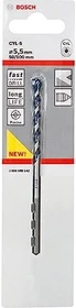 Bosch Professional CYL-5 Betonbohrer, 5.5x50x100mm, 1 Stück