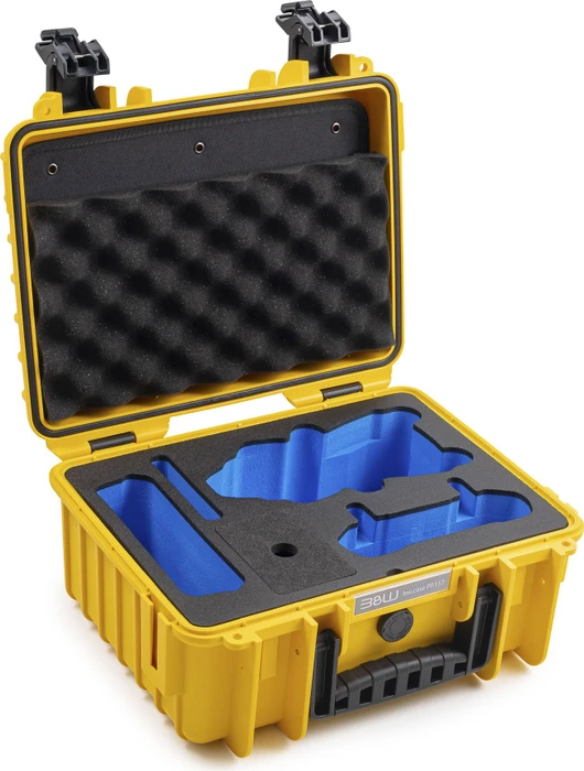 B&W International Drone Case Typ 3000 PP.117 für DJI Air 3 gelb