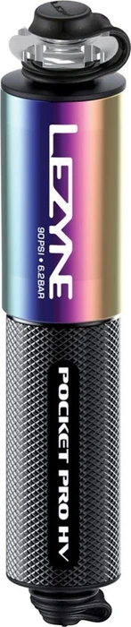 Lezyne Pocket Drive Pro HV Minipumpe neo metallic