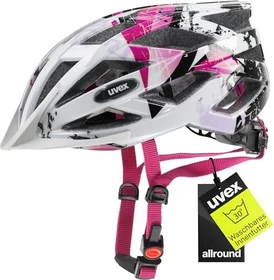 UVEX Air Wing Helm weiß/pink