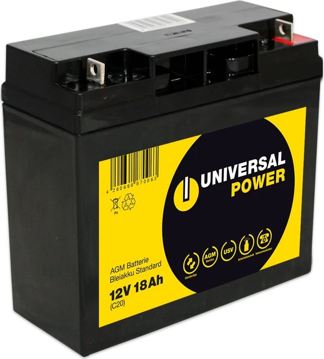 Universal Power Bleiakku UPS12-18 12V 18Ah