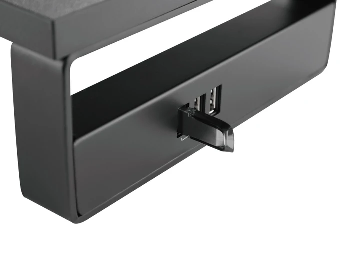 Equip ERGO Desktop-Monitor-Ständer mit USB-Hub