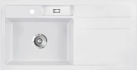 systemceram Bela 100 Einbau Becken links satin