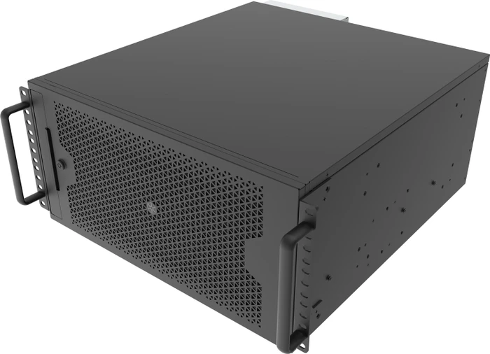 SilverStone RM53-502, Rackmount Server, schwarz/grau, 5HE, ATX