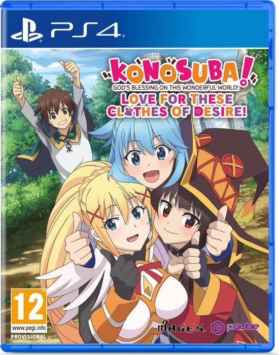 Konosuba - God's Blessing on this Wonderful World! Love for these Clothes of Desire! (PS4)