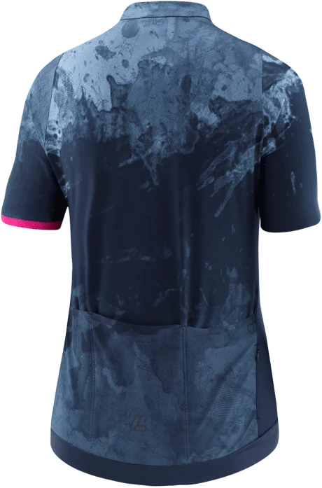 Löffler Birdy Hotbond RF Full-Zip Trikot kurzarm dark blue (Damen)
