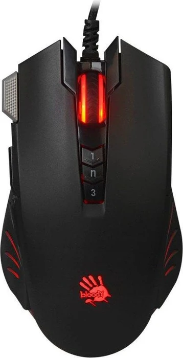 A4Tech Bloody V9M 2-Fire Gaming Mouse schwarz, USB
