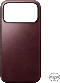 Nomad Modern Leather Case (Horween) für Apple iPhone 18 Pro Max burgundy