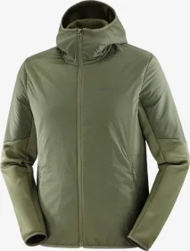 Salomon Outline Warm Hybrid Funktionsjacke grape leaf (Herren)