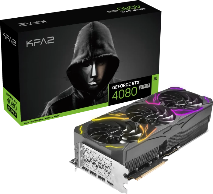 KFA2 GeForce RTX 4080 SUPER SG (1-Click OC), 16GB GDDR6X, HDMI, 3x DP