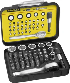 Stanley Steckschlüsselsatz inkl. Werkzeugbox, 39-tlg.