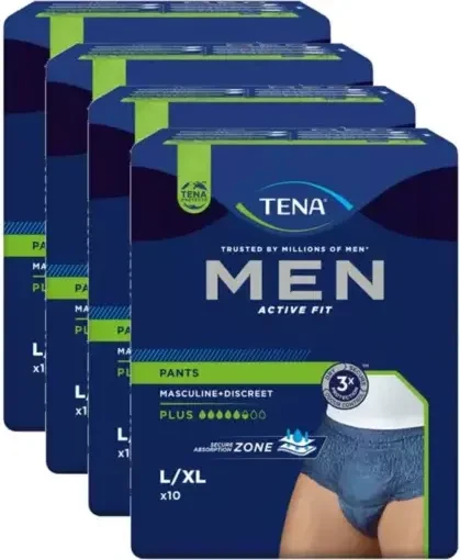 Tena Men Active Fit Pants Plus Schutzhose Größe L, 10 Stück