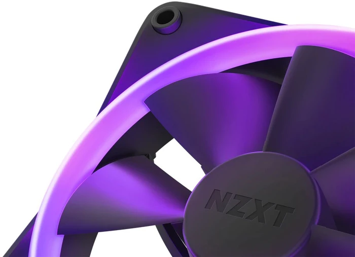 NZXT F Series F140 RGB, Matte Black, schwarz, LED-Steuerung, 140mm, 2er-Pack