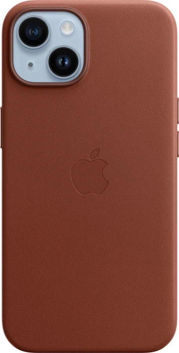 Apple Leder Case mit MagSafe für iPhone 14 Umbra