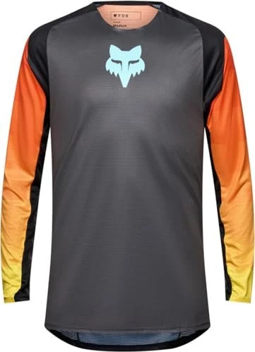 Fox Racing Flexair Grid Trikot langarm schwarz/orange (Herren)