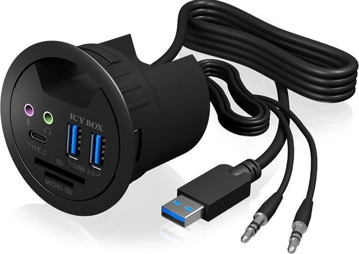 RaidSonic Icy Box IB-HUB1404A Port-Replikator