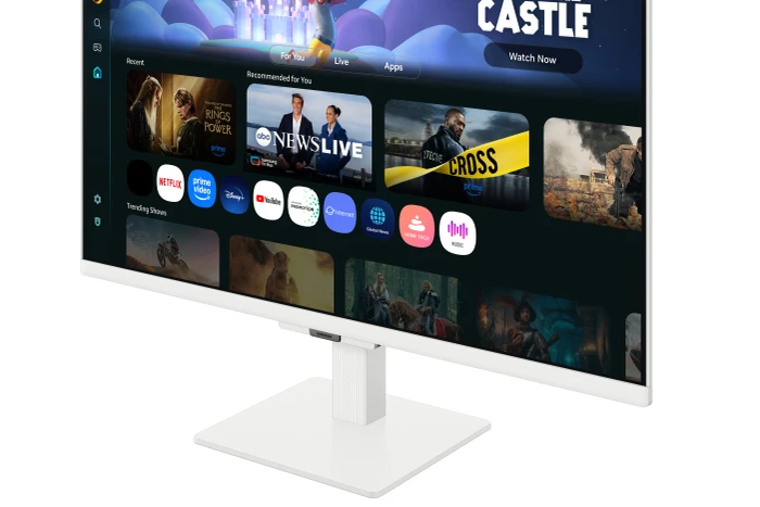 Samsung Smart Monitor M5 M50F, weiß, 32"