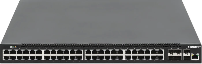 Intellinet Rackmount Gigabit Managed Switch, 48x RJ-45, 6x SFP+, 850W PoE+