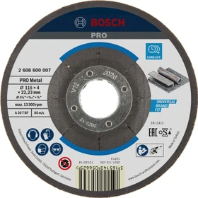 Bosch Professional A30TBF Expert for Metal Schleifscheibe, 115x4x22.23mm, 1 Stück