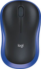 Logitech M185 Wireless Mouse schwarz/blau, USB
