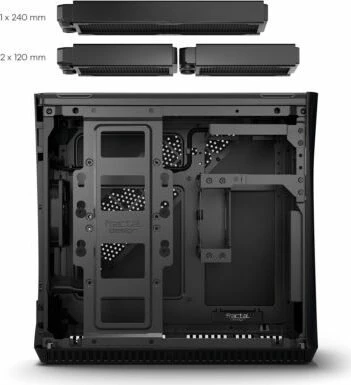 Fractal Design Era ITX Cobalt TG, Glasfenster, Mini-ITX