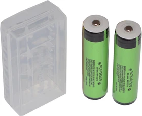 Panasonic NCR18650B Li-Ion 18650 3400mAh mit Schutzschaltung, 2er-Pack