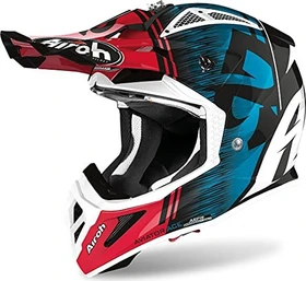 Airoh Aviator Ace Kybon blau/rot
