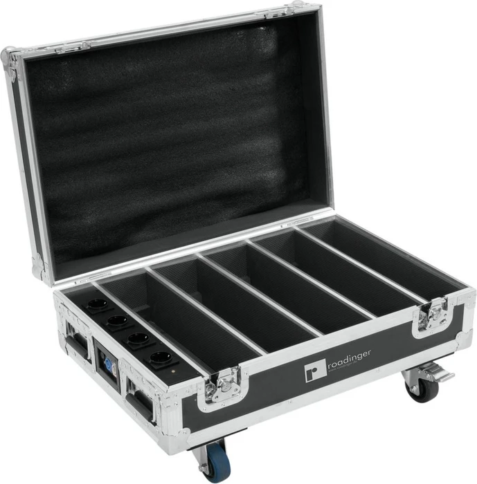 Roadinger 4x AKKU BAR-6 Glow QCL Flex QuickDMX mit Ladefunktion