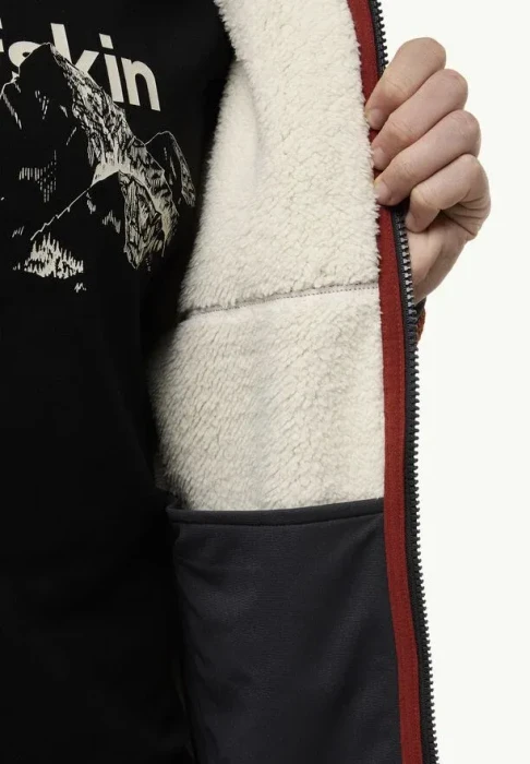 Jack Wolfskin Kaminfeuer Jacke intense rust (Herren)