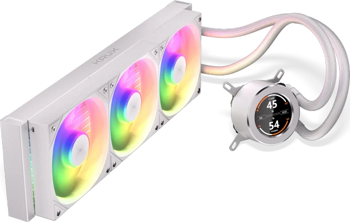 Krux HydroGlance 360 ARGB LCD White