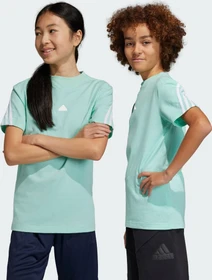 adidas Future Icons 3-Streifen T-Shirt kurzarm easy green/white (Junior)