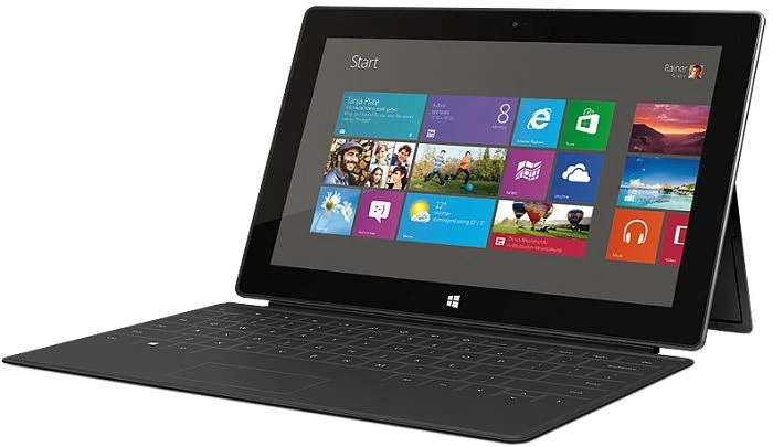 Microsoft Surface RT, schwarz, Tegra 3 T30L, 2GB RAM, 32GB, Touch Cover schwarz