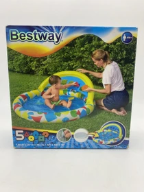 Bestway Lil' Splash & Learn Planschbecken oval 120x117x46cm