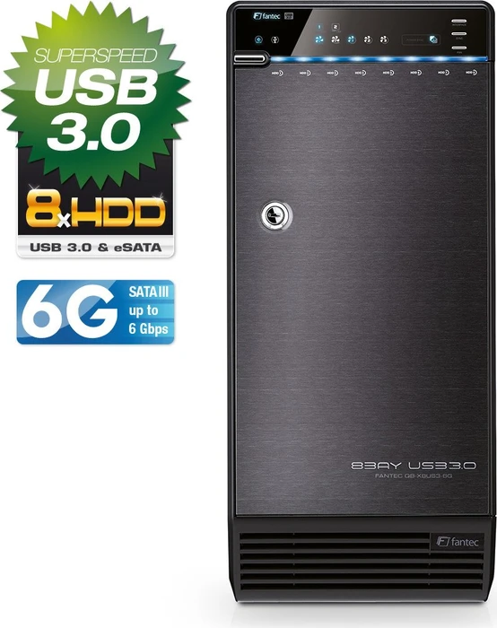 Fantec QB-X8US3-6G, USB-B 3.0/eSATA
