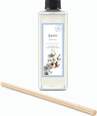 Ipuro Essentials Cotton Fields Duftstäbchen Refill, 500ml