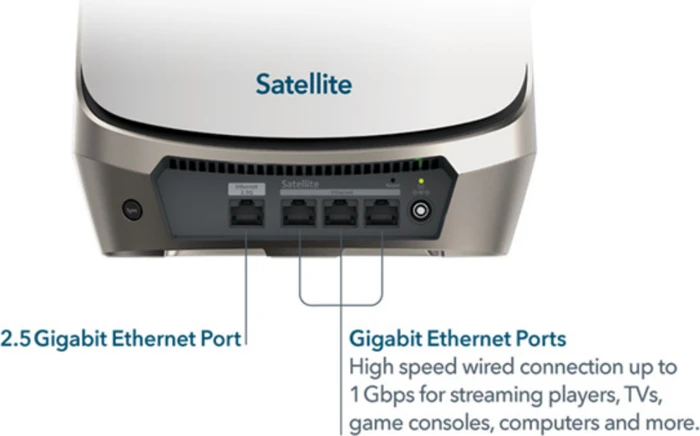 Netgear Orbi Wi-Fi 6E, 960 Serie RBKE962, AXE11000, Router und Repeater Set, 2er-Bundle