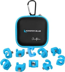 Kondor Blue Mondoties Kabelmanagement Clips 1/4"-20 10 Stk. blau