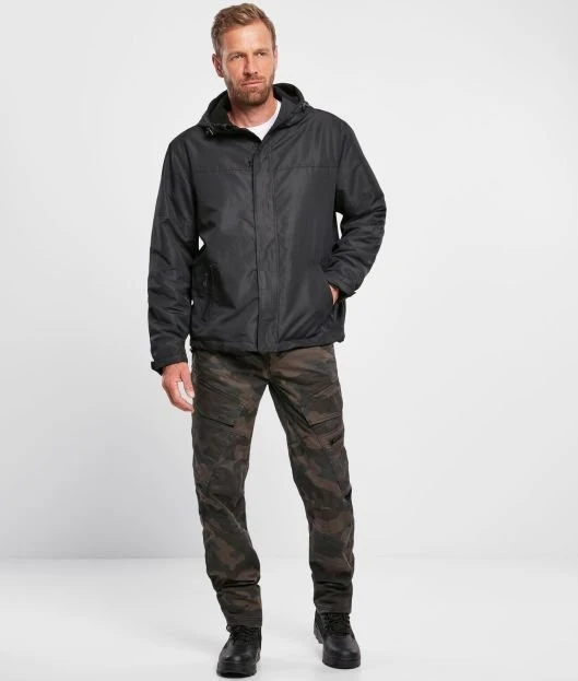 Brandit Windbreaker Frontzip Jacke schwarz (Herren)