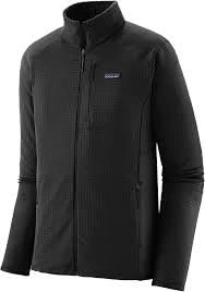 Patagonia R1 Fleece Funktionsjacke schwarz (Herren)